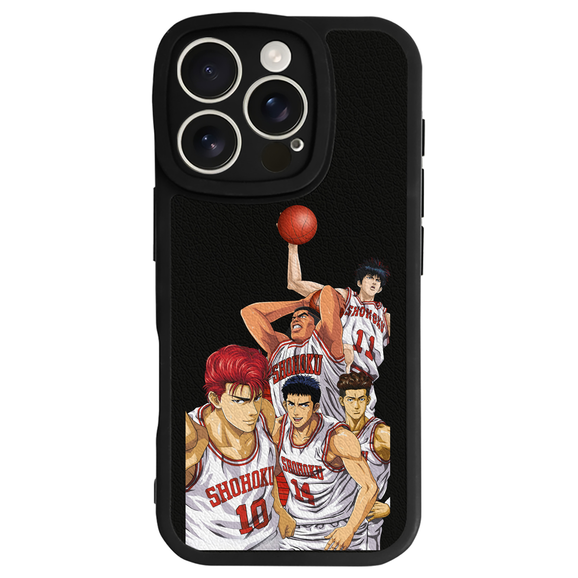 （画像用） SLAM DUNK／スラムダンク 【iPhone 16シリーズ対応】シリコンスマホケース（レザー調） 材質：シリコン